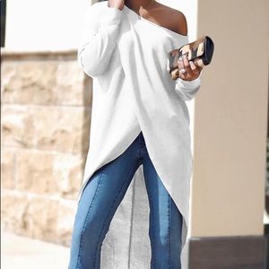 Casual Asymmetrical Blouse